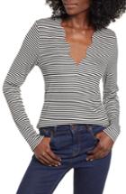 Women's 1.state One-shoulder Ruffle Edge Blouse - Blue