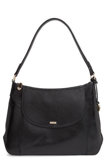 Brahmin Weslynn Leather Shoulder Bag - Black