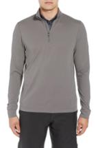 Men's Cutter & Buck Advantage Regular Fit Drytec Mock Neck Pullover, Size - Black