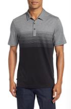 Men's Travis Mathew Smoothie Machine Short Sleeve Fit Polo Shirt, Size Large - Black