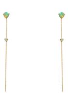 Women's Wwake Opal Two-stone Drop Earrings