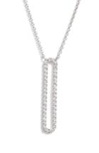 Women's Bony Levy Rounded Rectangle Vertical Diamond Pendant (nordstrom Exclusive)