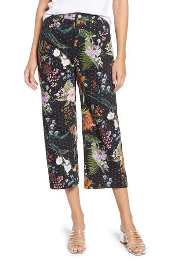 Women's Topshop Moto Dia Flare Jeans W X 30l (fits Like 25-26w) - Black