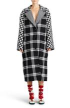 Women's Burberry Tartan Wool & Cashmere Reversible Overcoat
