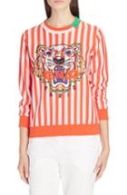 Women's Kenzo Embroidered Tiger Stripe Sweatshirt