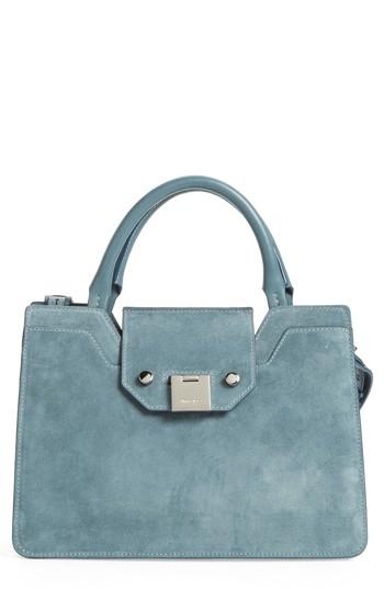 Jimmy Choo Small Rebel Suede Tote - Blue