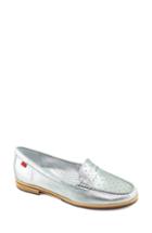 Women's Marc Joseph New York East Village Iii Studded Loafer M - Metallic