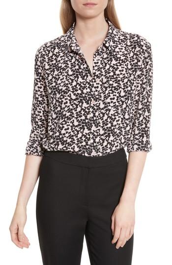 Women's Equipment Reese Print Silk Shirt - Pink