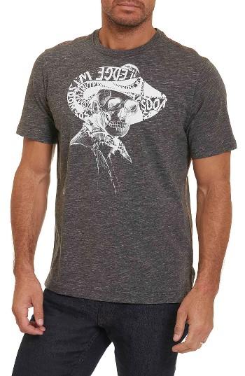 Men's Robert Graham Torrance Graphic T-shirt - Grey