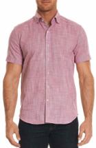 Men's Robert Graham Isia Tailored Fit Sport Shirt - Red