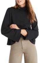 Women's Madewell Wide Sleeve Turtleneck, Size - Ivory