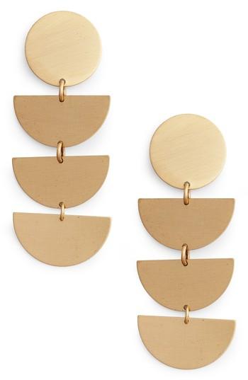 Women's David Aubrey Half Moon Drop Earrings