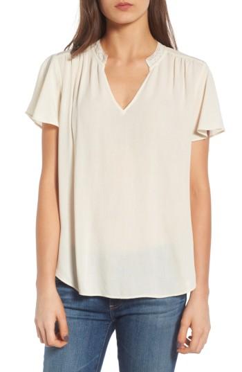 Women's Hinge Split Neck Top