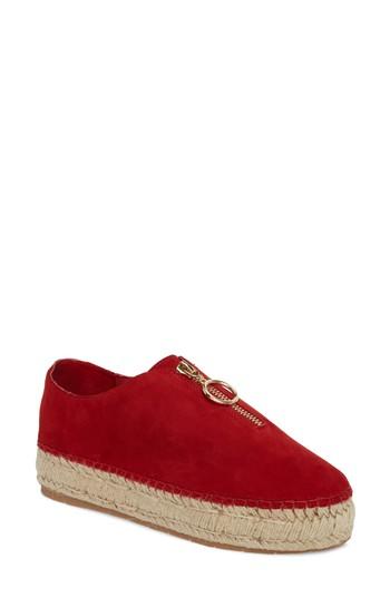 Women's Jslides Ryan Espadrille Flat M - Red