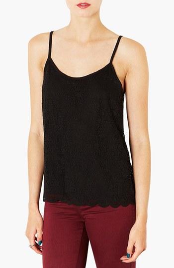 Topshop Scallop Lace Camisole