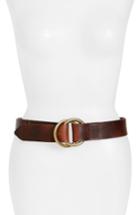 Women's Frye Harness Leather Belt - Cognac