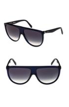 Women's Celine 62mm Pilot Sunglasses - Blue/ Smoke