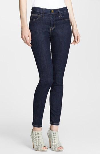Women's Current/elliott High Waist Skinny Ankle Jeans - Blue