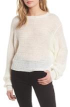Women's 7 For All Mankind Open Weave Sweater - White