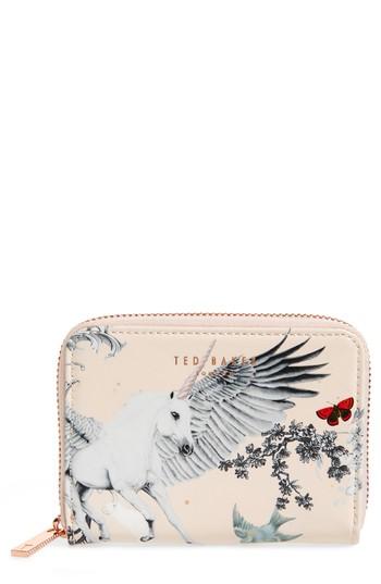 Women's Ted Baker London Vincent Enchant Leather Zip Purse - Pink