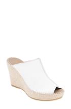 Women's Andre Assous Cici Espadrille Wedge M - White