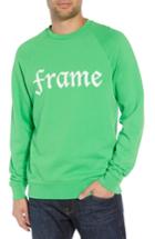 Men's Frame Slim Fit Logo Sweatshirt - Green