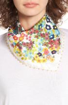 Women's Tory Burch Floral Silk Neckerchief
