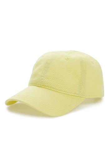 Men's Lacoste 'classic' Cap - Yellow