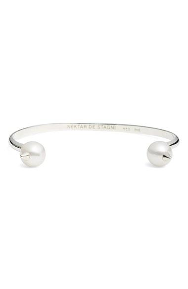 Women's Nektar De Stagni 'new Classics' Spike Cultured Pearl Cuff