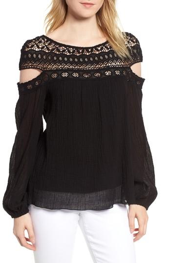 Women's Bailey 44 Cutout Sleeve Top - Black