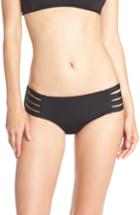 Women's Seafolly Strappy Hipster Bikini Bottoms Us / 12 Au - Black