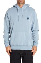 Men's Billabong Wave Washed Graphic Hooded Sweatshirt, Size - Blue