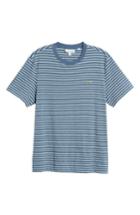 Men's Lacoste Regular Fit Stripe Jersey T-shirt (l) - Blue