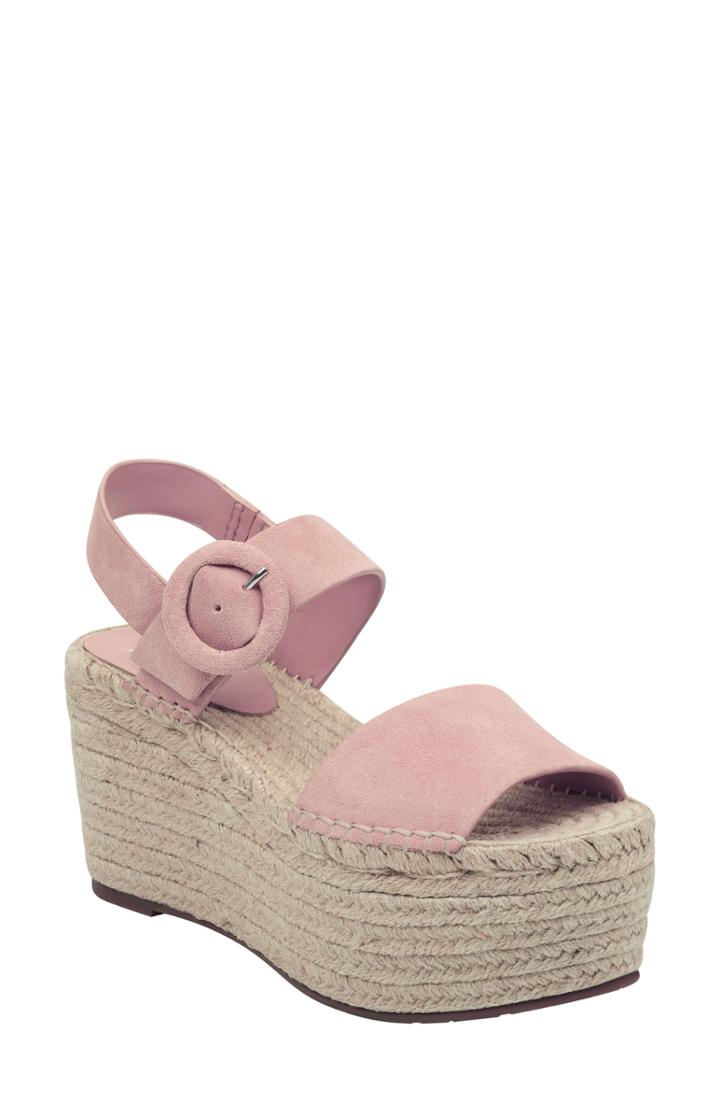 Women's Marc Fisher D Rex Platform Sandal, Size 5 M - Pink