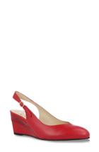 Women's Ukies Queen Wedge Pump M - Red