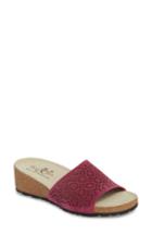 Women's Bos. & Co. Loa Wedge Slide Sandal .5-8us / 38eu - Pink