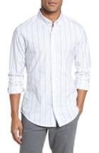 Men's Bonobos Slim Fit Stripe Sport Shirt - White