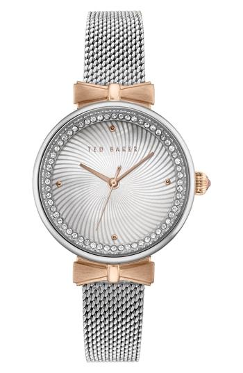 Women's Ted Baker London Jessica Mesh Strap Watch, 30mm