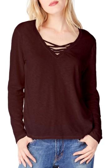 Women's Michael Stars Strappy V-neck Top