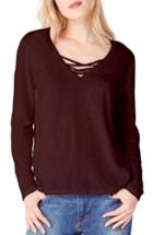 Women's Michael Stars Strappy V-neck Top