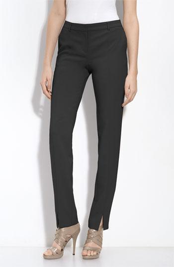 Women's St. John Collection 'jennifer' Crepe Marocain Ankle Pants