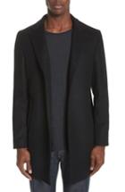 Men's John Varvatos Collection Walsh Wool Blend Top Coat