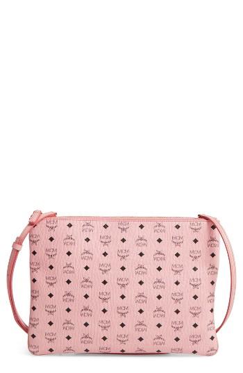 Mcm Medium Visetos Coated Canvas Pouch -