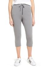 Women's Frank & Eileen Tee Lab Raw Hem Crop Sweatpants - Grey