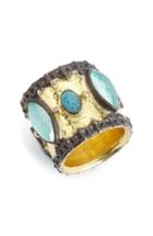Women's Armenta Old World Semiprecious Stone Cigar Band Ring
