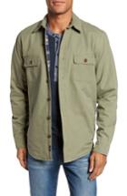 Men's Faherty Blanket Lined Shirt Jacket, Size - Green