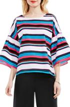 Women's Vince Camuto Stripe Bell Sleeve Blouse
