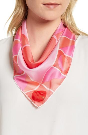 Women's Kate Spade New York Sun Silk Bandana, Size - Pink