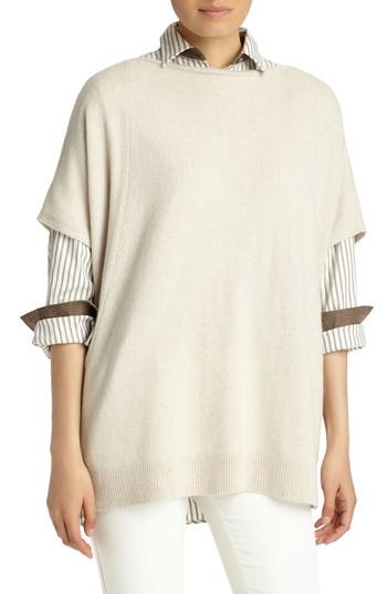 Women's Lafayette 148 New York Cashmere Sweater - Beige