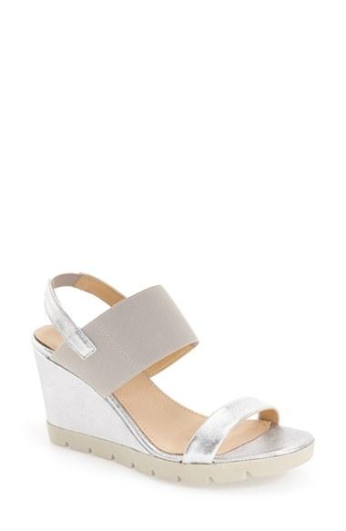 Women's The Flexx 'give A Lot' Slingback Wedge M - Metallic